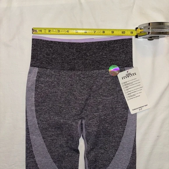 ✨NWT Pink Seamless High Waist Full Length Tight - Picture 9 of 9